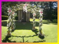 Decoracion de parques y jardines para fiestas al aire libre.