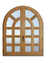 Puertas balcon en algarrobo bow windows en madera.