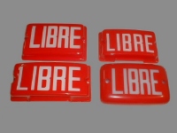 Accesorios para taxis de bandrita de libre.