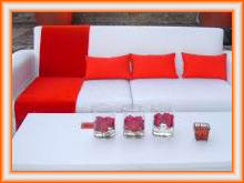 Sillones aptos para exteriores.