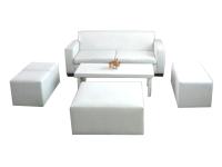 Alquiler de muebles juego de living con mobiliario de sillones.