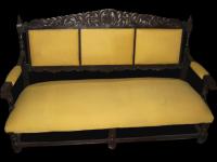 Juego de sala estilo espaol de cedro sillon estilo espaol y sillones estilo espaol.